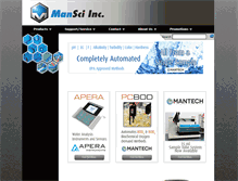 Tablet Screenshot of mansci.com