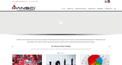 Desktop Screenshot of mansci.net